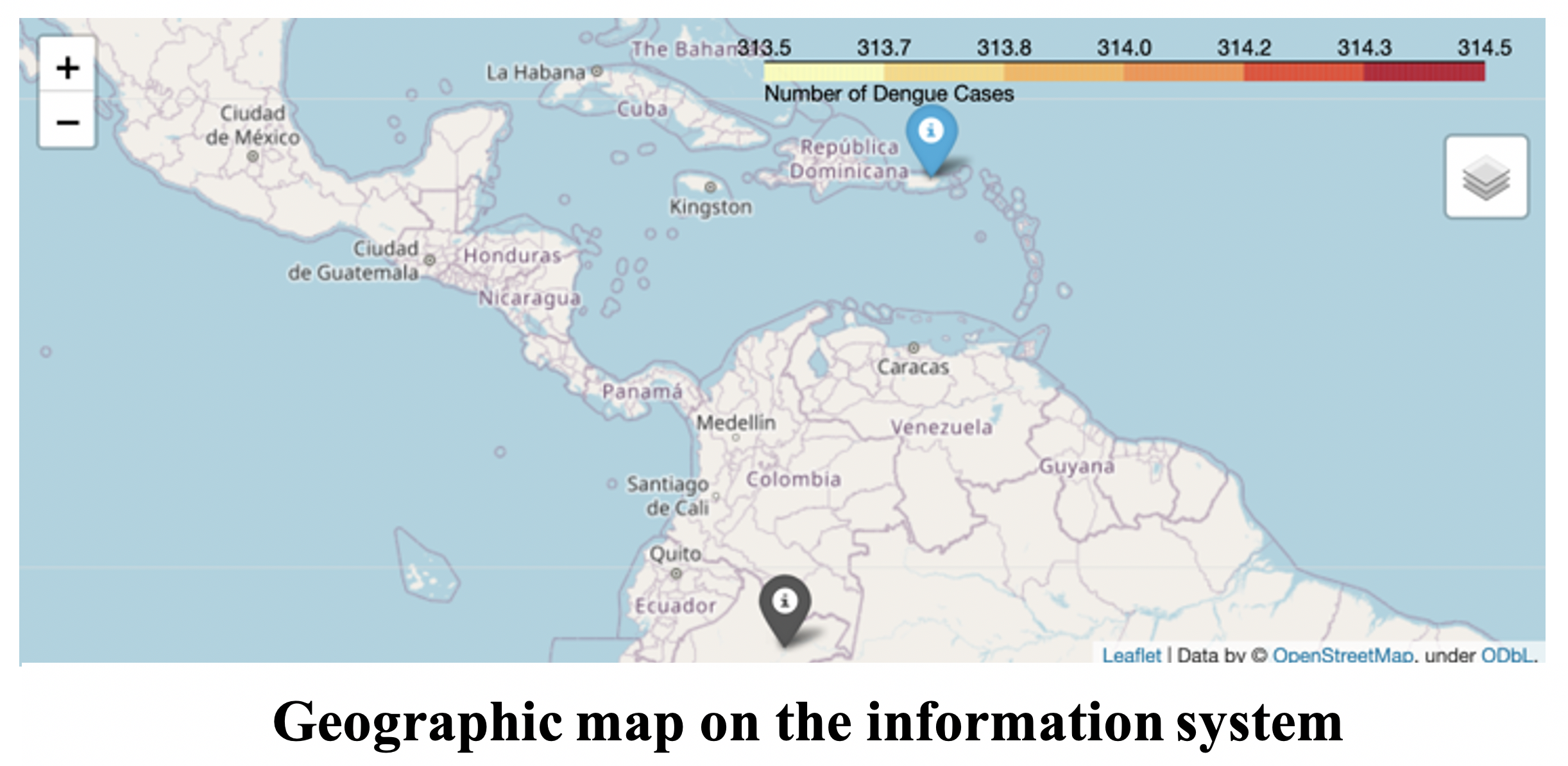 Geographic Map on the Information System