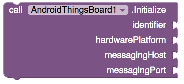 Initialize AndroidThingsBoard
